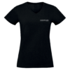 Tee-shirt femme colle V - coordonnées CHERBOURG 3 sur le cœur – Image 3
