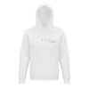 SWEAT-SHIRT À CAPUCHE - CHERBOURG et ses coordonnées 2 sur le cœur – Image 2