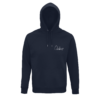 SWEAT-SHIRT À CAPUCHE - CHERBOURG et ses coordonnées 2 sur le cœur – Image 4